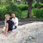 За восстановлением сквера внимательно следит молодежь